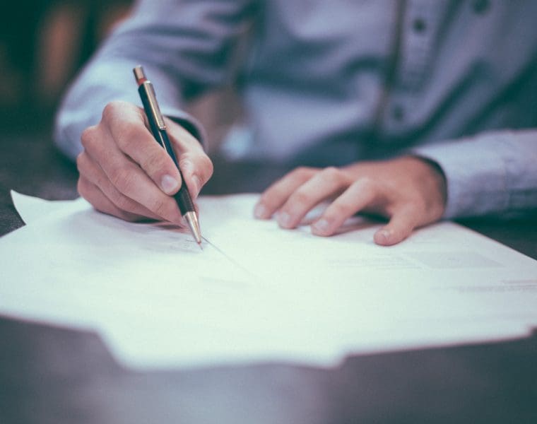 Contract signing