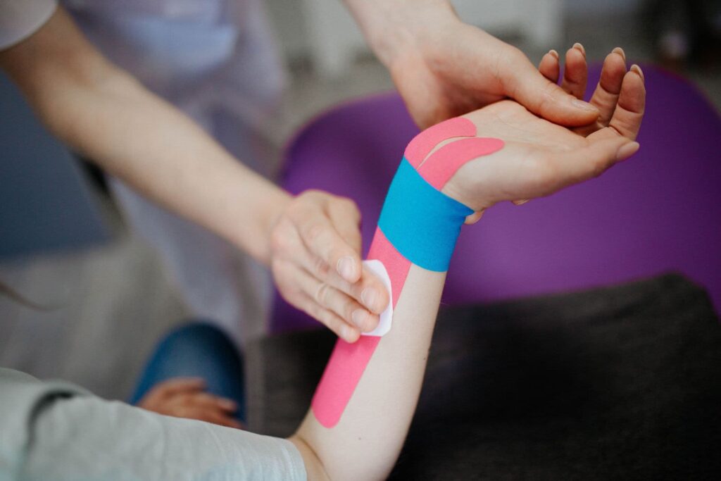 Physio tape arm